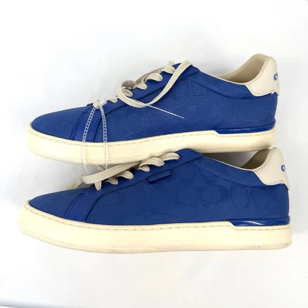 Coach Low Line Men’s Sneakers Royal Blue - Picture 5 of 7